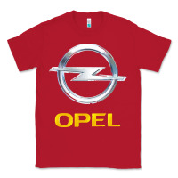 Red Opel Classic Tee - PixelWave