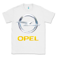 White Opel Classic Tee - PixelWave