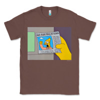 The Simpsons Old Man Yells At Cloud Newspaper V1 Classic Tee | Teevron