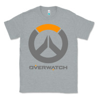 Heather Grey overwatch Classic Tee - PixelWave