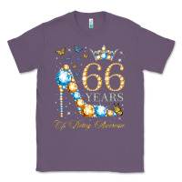 Lavender 66th birthday 66 years of being awesome 66 years old woman Classic Tee - PixelWave