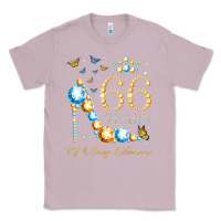 Lilac 66th birthday 66 years of being awesome 66 years old woman Classic Tee - PixelWave