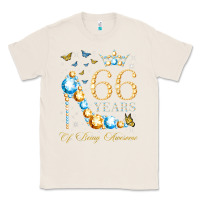 Natural 66th birthday 66 years of being awesome 66 years old woman Classic Tee - PixelWave
