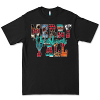 Black merry christmas y'all Premium Tee - CowhideDigitalArt