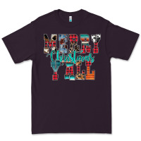 Plum merry christmas y'all Premium Tee - CowhideDigitalArt
