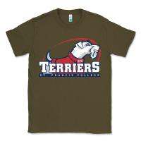 Army Green st. francis terriers(SFC), brooklyn Classic Tee - PixelWave