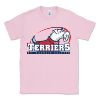 Bubblegum Pink st. francis terriers(SFC), brooklyn Classic Tee - PixelWave