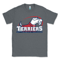 Charcoal Heather st. francis terriers(SFC), brooklyn Classic Tee - PixelWave