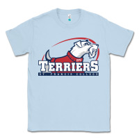 Dusty Blue st. francis terriers(SFC), brooklyn Classic Tee - PixelWave