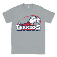Heather Grey st. francis terriers(SFC), brooklyn Classic Tee - PixelWave
