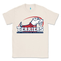 Natural st. francis terriers(SFC), brooklyn Classic Tee - PixelWave