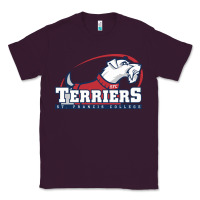 Plum st. francis terriers(SFC), brooklyn Classic Tee - PixelWave