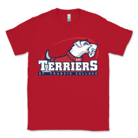 Red st. francis terriers(SFC), brooklyn Classic Tee - PixelWave