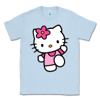 Dusty Blue kitty Classic Tee - PixelWave
