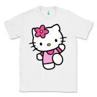 White kitty Classic Tee - PixelWave