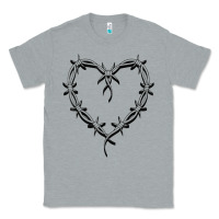 Heather Grey bichota heart for women,cute music t shirt Classic Tee - PixelWave