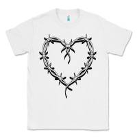 White bichota heart for women,cute music t shirt Classic Tee - PixelWave