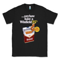 Black Anyhow Have A Winfield 25s Classic Classic Tee - PixelWave