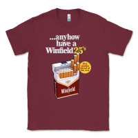 Burgundy Anyhow Have A Winfield 25s Classic Classic Tee - PixelWave