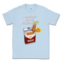 Dusty Blue Anyhow Have A Winfield 25s Classic Classic Tee - PixelWave