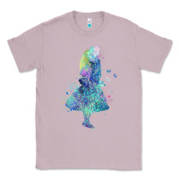 Lilac watercolor splatter alice in wonderland t shirt design Classic Tee - PixelWave
