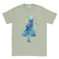 Matcha watercolor splatter alice in wonderland t shirt design Classic Tee - PixelWave