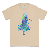 Mushroom watercolor splatter alice in wonderland t shirt design Classic Tee - PixelWave
