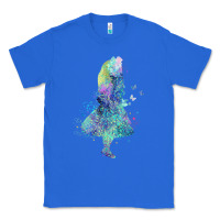 True Royal watercolor splatter alice in wonderland t shirt design Classic Tee - PixelWave