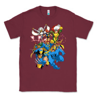 Burgundy group pic x men Classic Tee - PixelWave