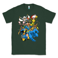Sports Green group pic x men Classic Tee - PixelWave