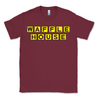 Burgundy waffle hause Classic Tee - PixelWave