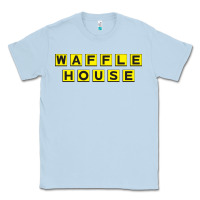 Dusty Blue waffle hause Classic Tee - PixelWave