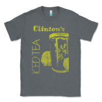 Charcoal Heather Clintons Iced Tea Classic Tee - PixelWave