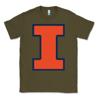 Army Green illinois fighting illini Classic Tee - PixelWave