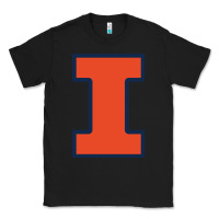 Black illinois fighting illini Classic Tee - PixelWave