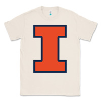 Natural illinois fighting illini Classic Tee - PixelWave