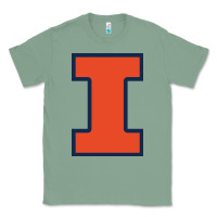 Sage illinois fighting illini Classic Tee - PixelWave
