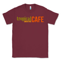Burgundy Tropical Smoothie Classic Tee - PixelWave