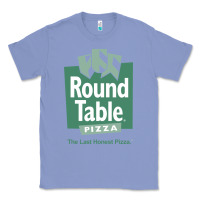 Colony Blue round table pizza Classic Tee - PixelWave