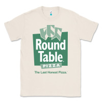 Natural round table pizza Classic Tee - PixelWave