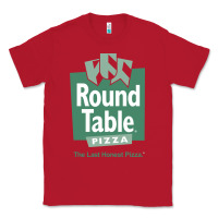 Red round table pizza Classic Tee - PixelWave