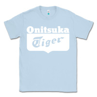 Dusty Blue onitsuka tiger Classic Tee - PixelWave