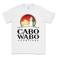 White cabo wabo Classic Tee - PixelWave
