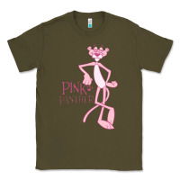 Army Green pink panther Classic Tee - PixelWave