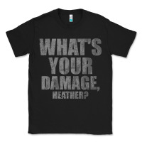 Black what's your damage, heather   heathers Classic Tee - PixelWave