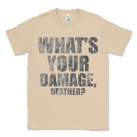 Mushroom what's your damage, heather   heathers Classic Tee - PixelWave