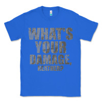 True Royal what's your damage, heather   heathers Classic Tee - PixelWave