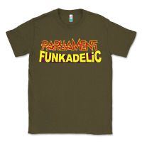 Army Green parliament funkadelic Classic Tee - PixelWave