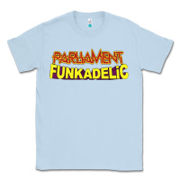 Dusty Blue parliament funkadelic Classic Tee - PixelWave