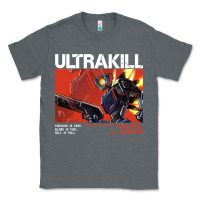 Charcoal Heather the merch ultrakill 1 Classic Tee - PixelWave